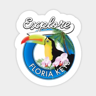 Florida keys retro logo Magnet