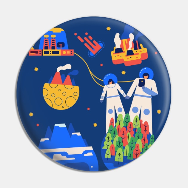 Planets Pin by thehappyonion