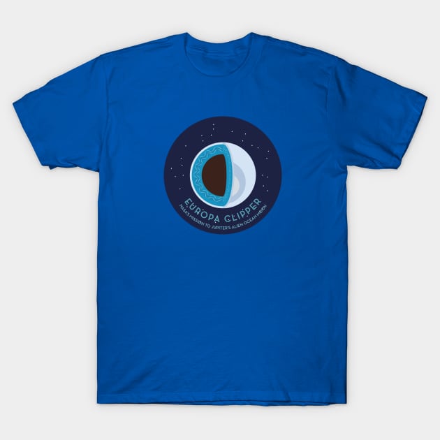 Europa Clipper, Jupiter S Alien Ocean Moon Women's T-Shirt