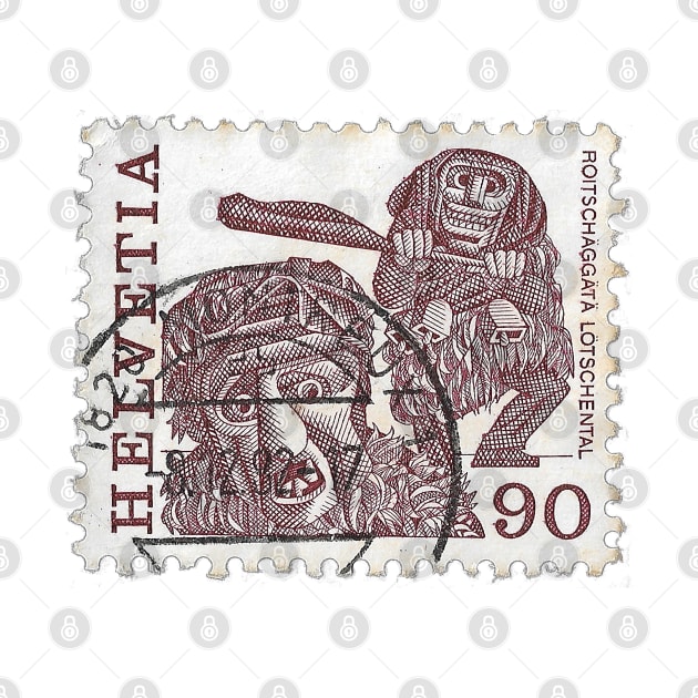 Helvetia Stamp 1982 Switzerland by yousufi