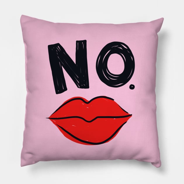 NO Pillow by IllustratedActivist