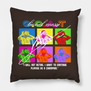 Messi Pop Art Style Pillow