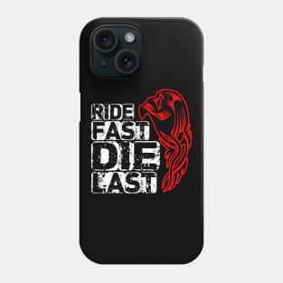 BIKER ride fast die last Phone Case