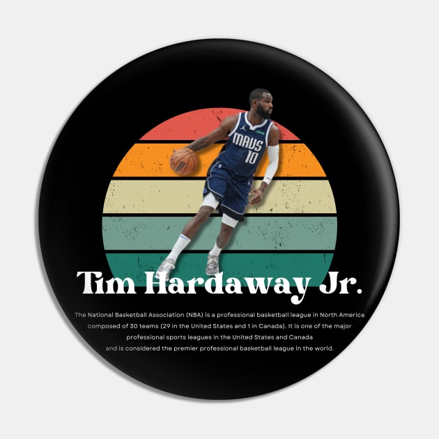 Tim Hardaway Jr. Vintage V1 Pin by Gojes Art