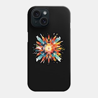 Glitching Mandala - Music production Phone Case