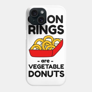 Onion rings vegetable donuts Phone Case