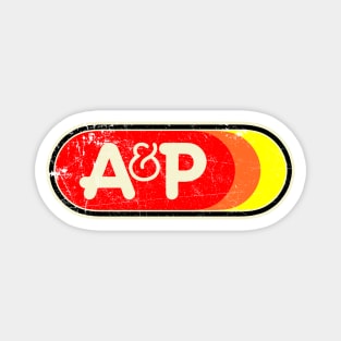 A & P 70s Oval Magnet