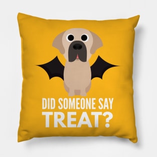 St Bernard Halloween Trick or Treat Pillow