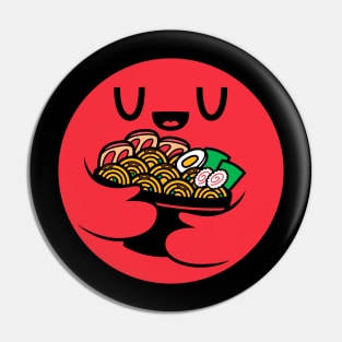 I Love Noodles Pin