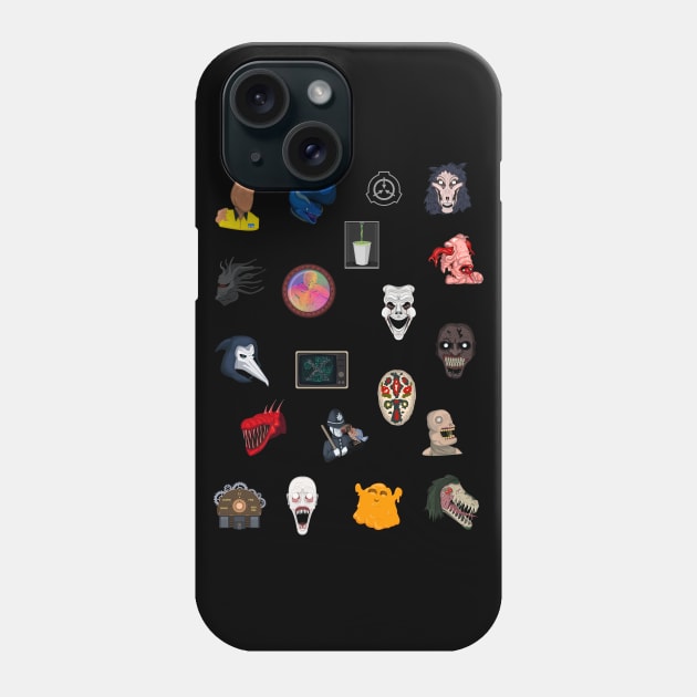 SCP Patter/sticker pack Phone Case by NGM