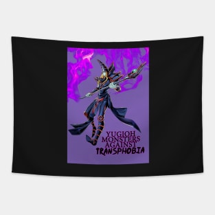 Dark Magican says NO TRANSPHOBIA LADS Tapestry