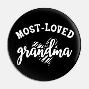 Grandma - Most loved grandma Pin