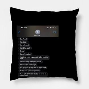 Group chat! Pillow