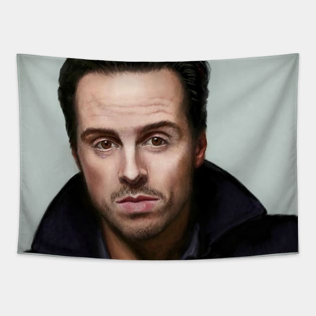 Moriarty | Andrew Scott Tapestry by Empat