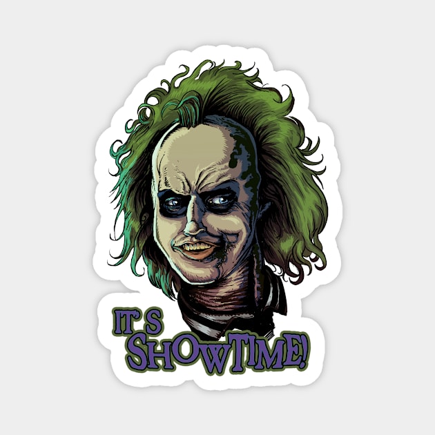 Beetlejuice Magnet by Creepsandbabes