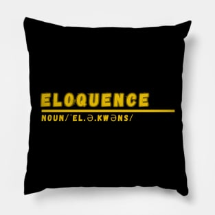 Word Eloquence Pillow