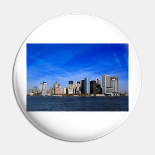 New York City Skyline United States Of America Pin