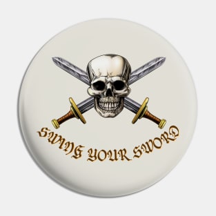 trending t-shirt, swing your sword shirt, swing your sword mike leach t-shirt Pin