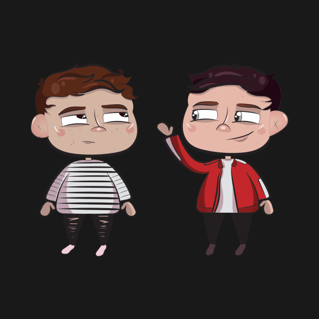 Dan and Phil by addelinreplogle