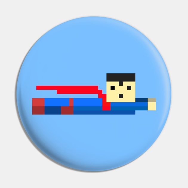 Pixel Superhero Pin by LuisP96