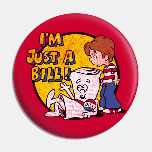 Vintage Just a bill Pin by OniSide