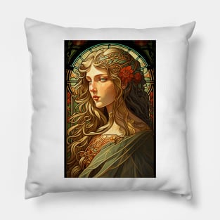 Helen of Troy - Art Nouveau Pillow