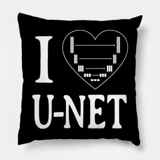 I LOVE U-NET, Deep Learning, AI, Neural Network Pillow