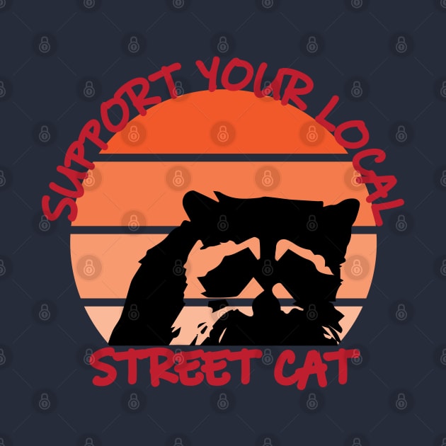 Support Your Local Street Cats by Mathew Graphic