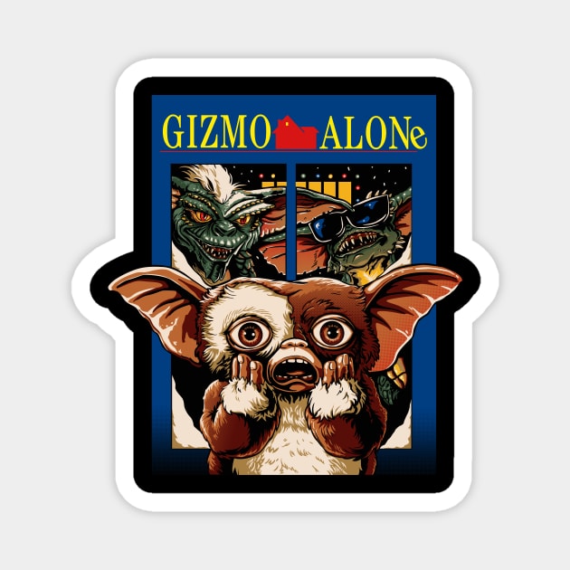 Gizmo Alone Magnet by BER