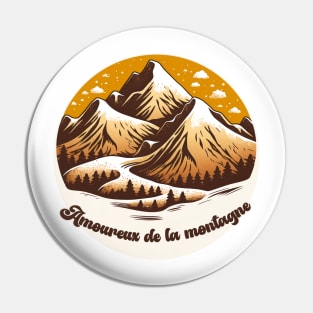Amoureux de la montagne #2 (Mountain Lover) Pin