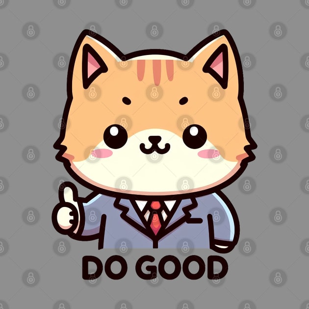 DO GOOD Cat Office Worker by Plushism