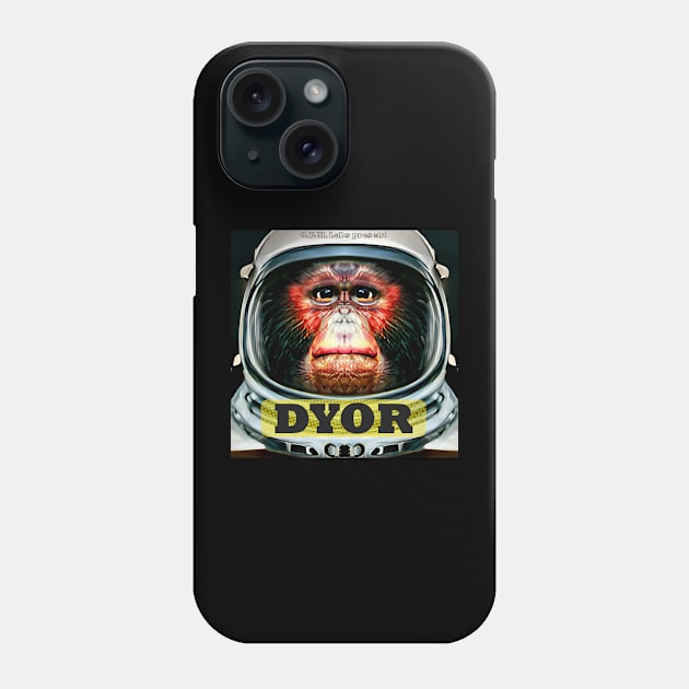 Funny DYOR Bored Ape Crypto Meme Phone Case by PlanetMonkey