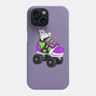 Pomeranian Rollerskate Phone Case
