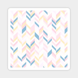 Pastel Chevrons Magnet