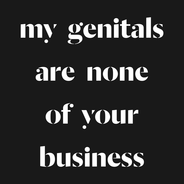 my genitals - white by stuth