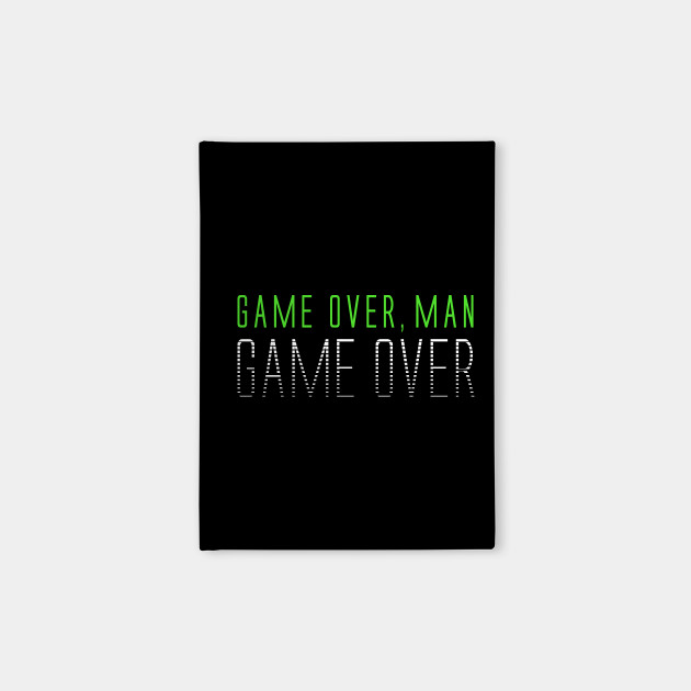 Game Over Man Aliens Quote Aliens Notebook Teepublic