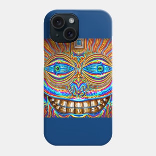 Peaking (1) - Trippy Psychedelic Art Phone Case