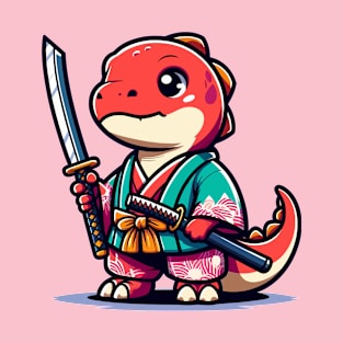 Pretty Samurai Dino T-Shirt