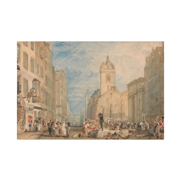 High Street, Edinburgh by J.M.W. Turner by Classic Art Stall