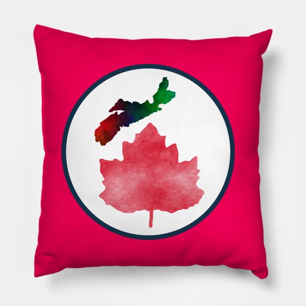 I LOVE Nova Scotia Canada Pillow by SartorisArt1