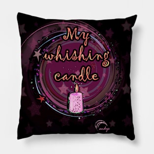 MY WHISHING CANDLE PINK/B Pillow