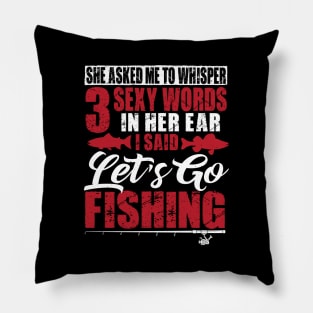 Fishing Funny Fisherman Pillow