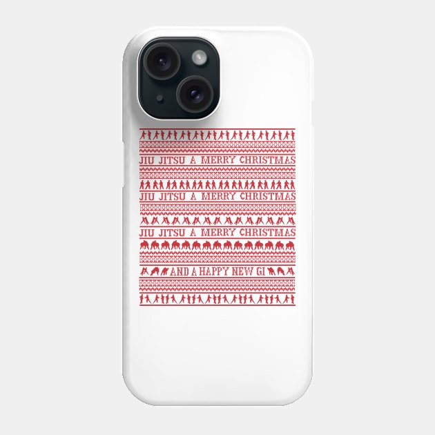 Jiu Jitsu Christmas Phone Case by LahayCreative2017