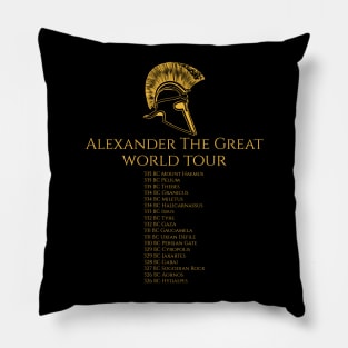 Alexander The Great World Tour Pillow