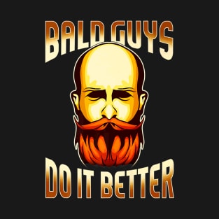 Bald Guys Beard Redhead T-Shirt