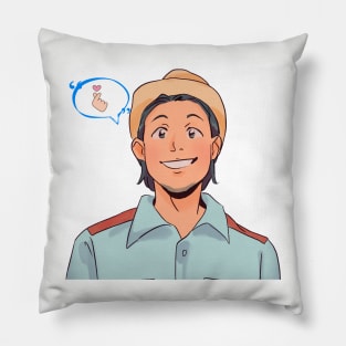 Handsome Guy Pillow