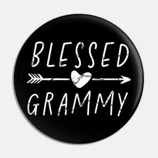 Blessed Grammy Grandma Tee Mother Mother'S Day Grandmother Pin