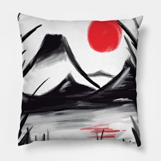 Zen Landscape Pillow