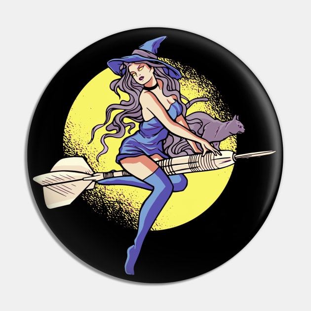 Funny Cute Girl with Cat Flying on Dart!! Pin by Artistic muss