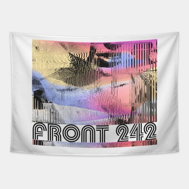 Front 242 //// Fan Art Tribute Design Tapestry by DankFutura